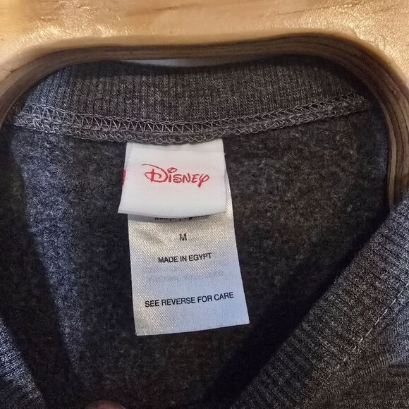 Disney Mickey Mouse Sweatshirt Medium Women's Gray‎ Long Sleeve - Picture 4 of 4